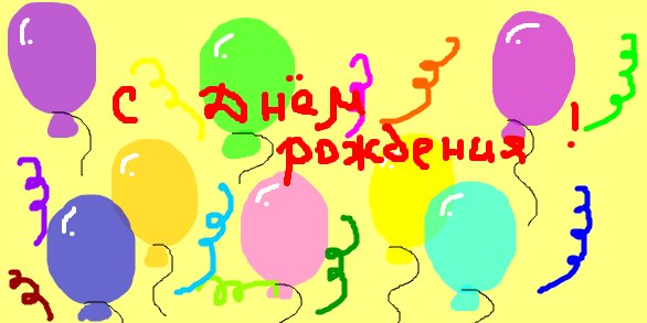 Красивые поздравления с днем рождения на стене Красивые поздравления с днем рождения на стене